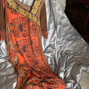 Soft Surroundings cotton caftan